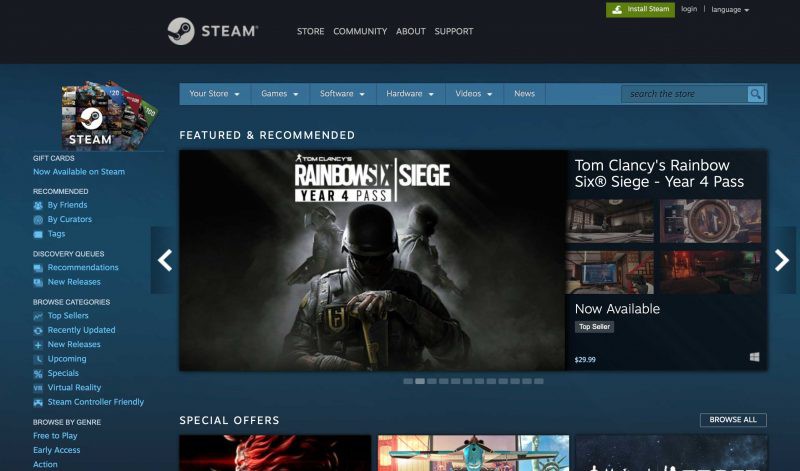 steam for mac os 10 not working