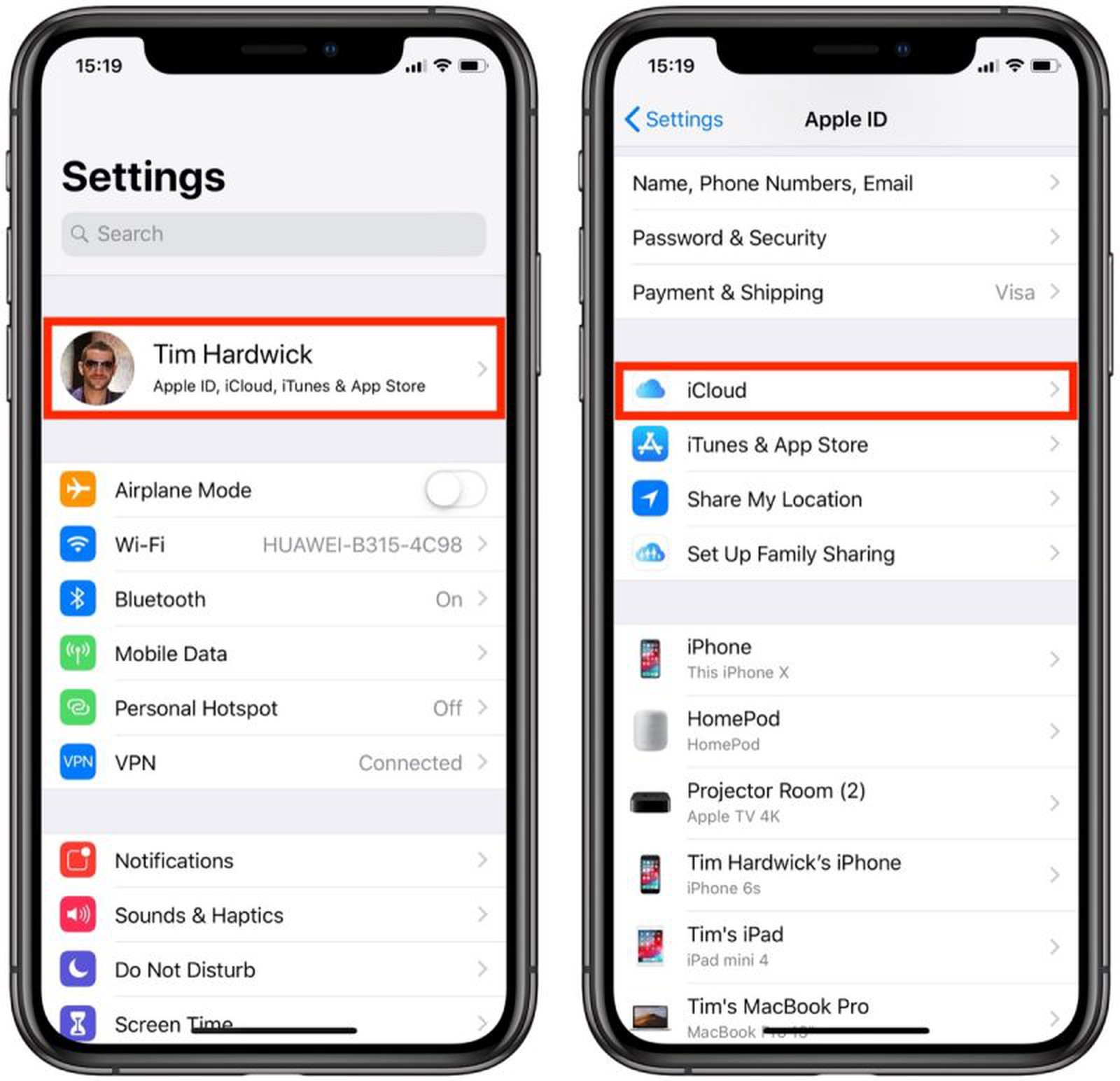 how to deactivate facebook account on apple iphone
