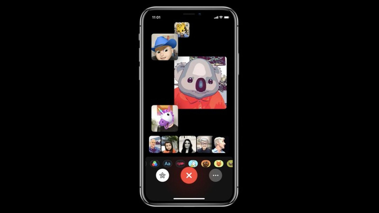 can iphone 8 do group facetime