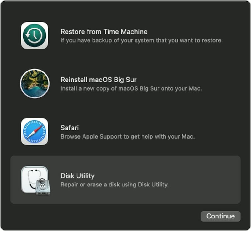 How to Repair the Startup Disk on M1 Apple Silicon Macs - MacRumors