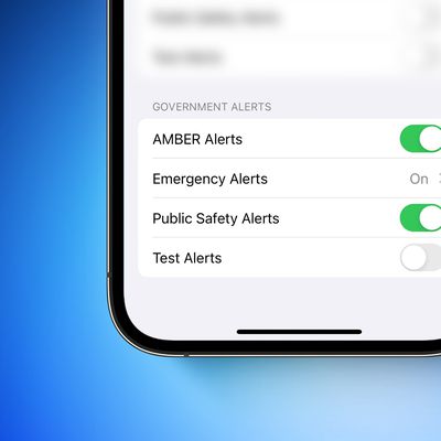 iPhone 13 Test Alerts Feature