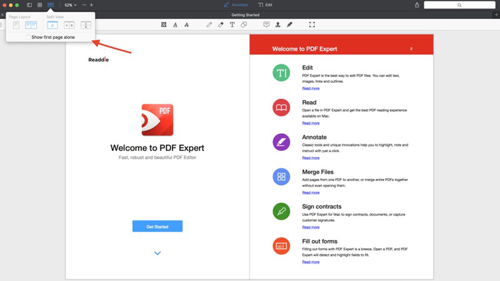 how to print form pdf expert readdle
