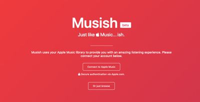 mushish web player for apple music