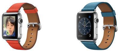Apple Watch marine blue classic buckle
