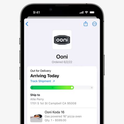 ios 16 wallet order tracking