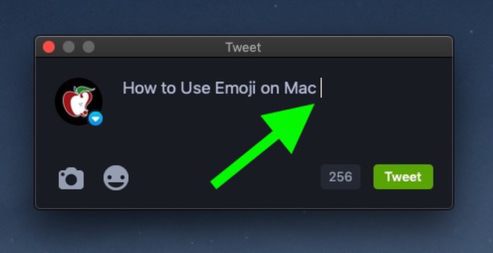 mac photo preview insert emoji