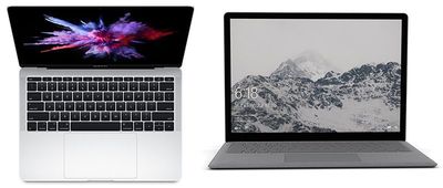macbook pro vs surface