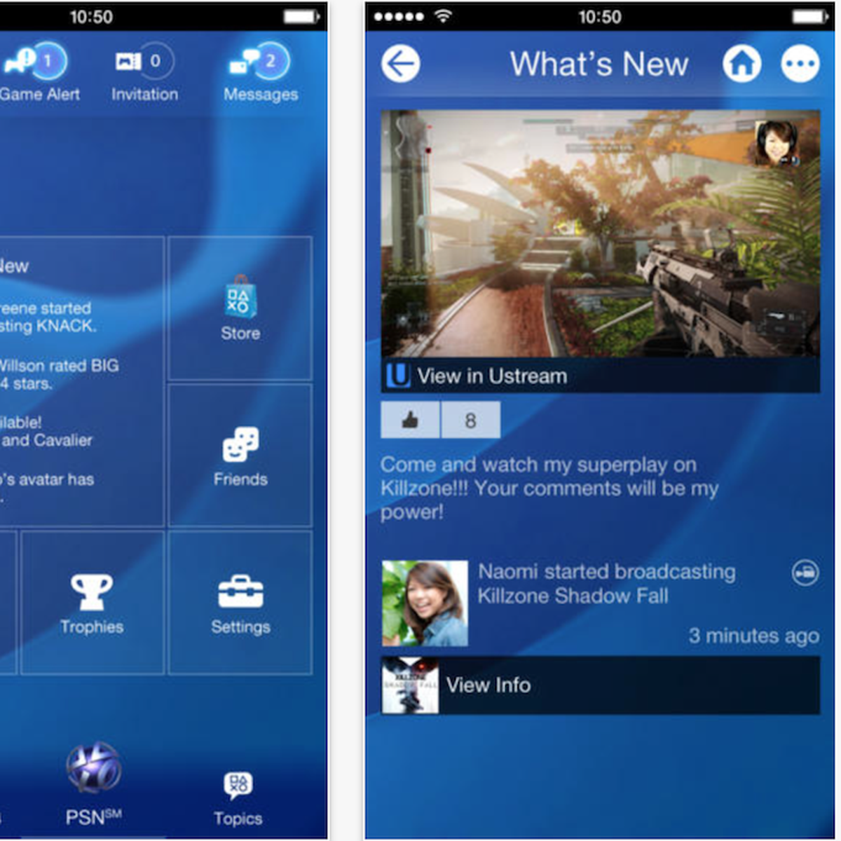 Sony Releases 'PlayStation App' Companion for PlayStation 4 -