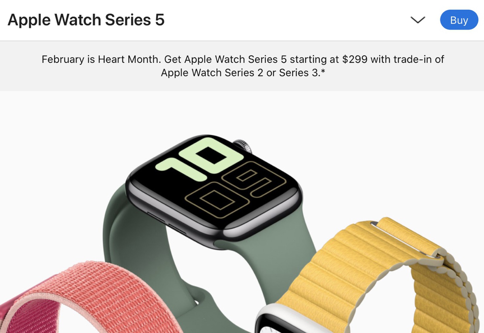 apple watch series 4 exchange offer