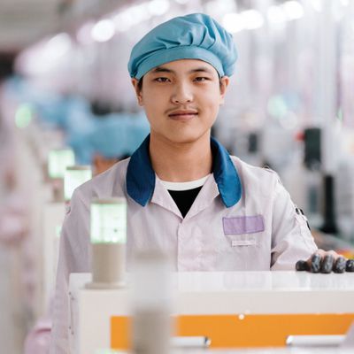 iphone production line operator china