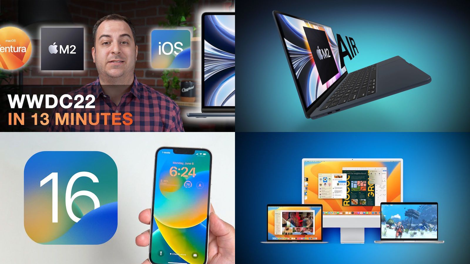 Top Stories: WWDC Recap of iOS 16, New MacBook Air With M2 Chip, and More