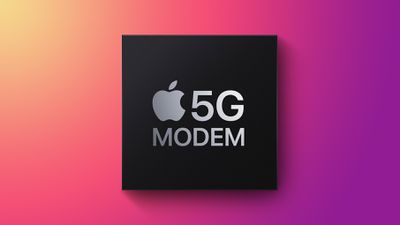 Apple 5G modem feature trio