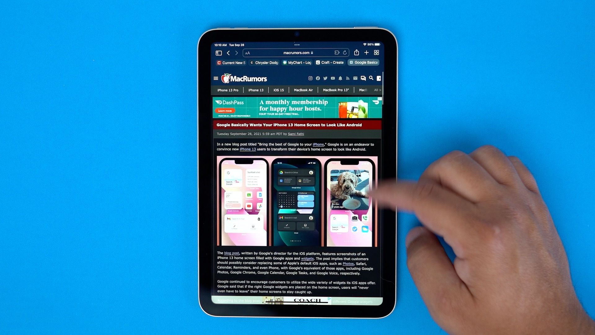 iPad Mini 7 With 120Hz ProMotion Unlikely, Says Display Analyst