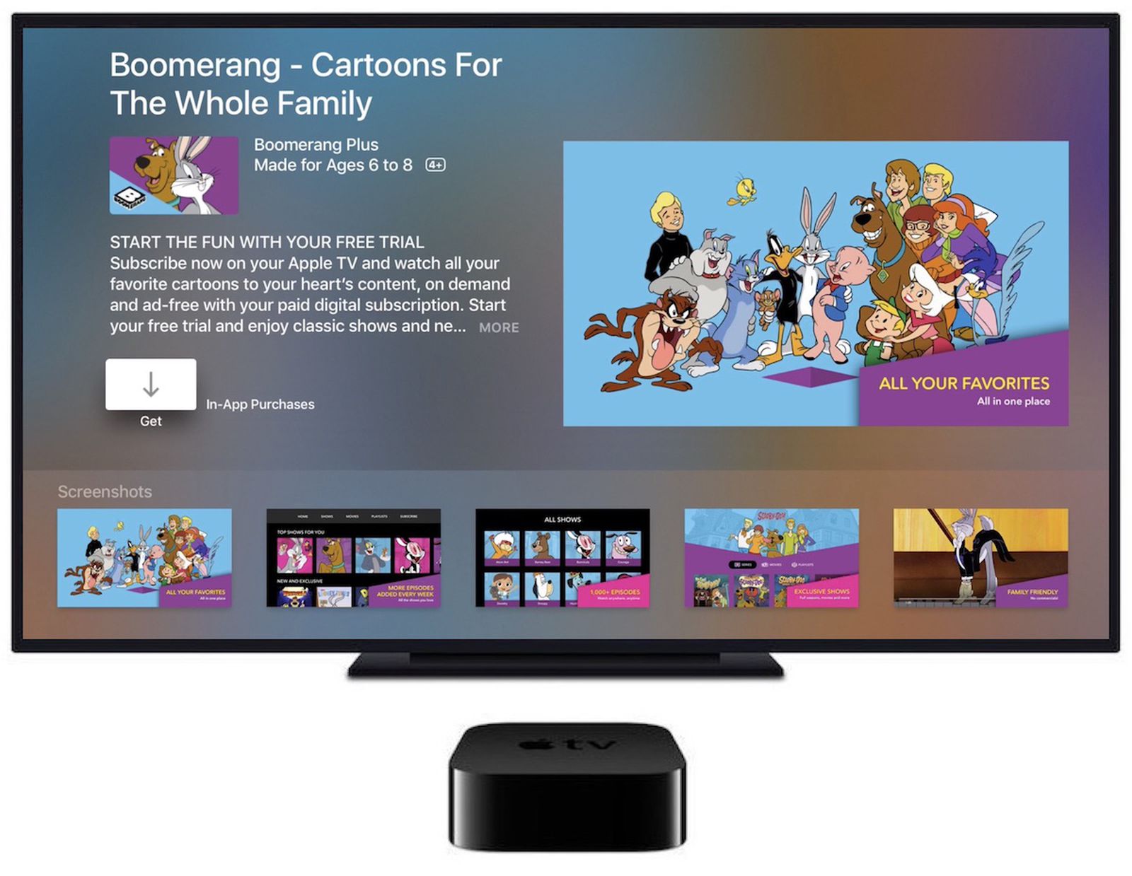 Classic Cartoon Streaming Service 'Boomerang' Expands to Apple TV -  MacRumors