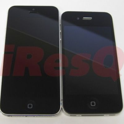 iresq iphone5 4s front comparison
