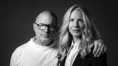 Jony Ive and Laurene Powell Jobs