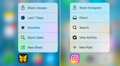 How To Use Native 3d Touch Actions In Ios 10 Macrumors