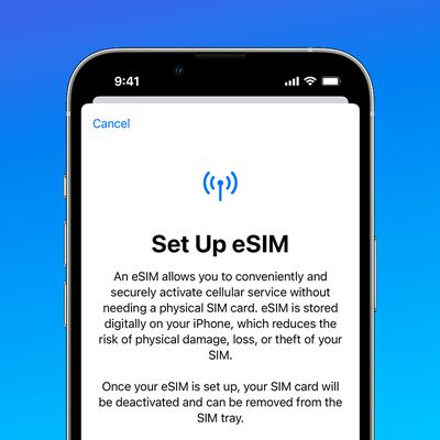 iPhone eSIM Setup
