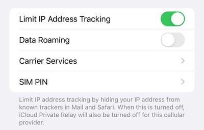 ios 15 2 beta 3 limit ip address tracking