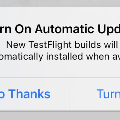 testflight automatic update