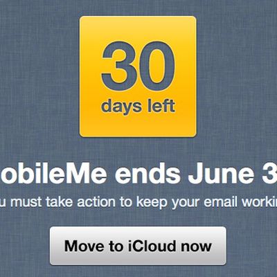 mobileme shutdown 30 move