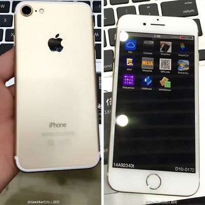 iPhone 7 powered on weibo