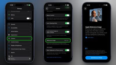 set up reference image iphone 18 pro