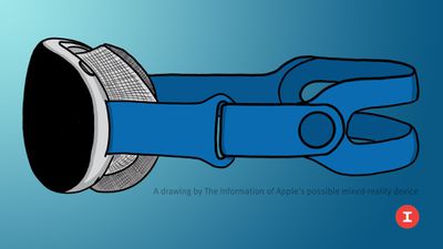 ویژگی موکاپ هدست واقعیت ترکیبی اپل آبی