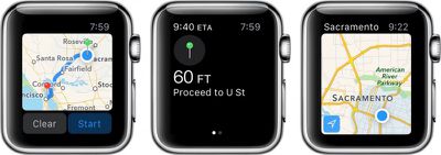 Apple Watch Apple Maps 1