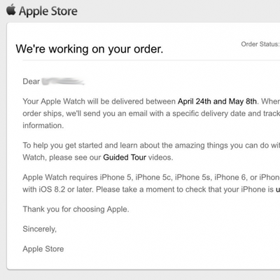 Apple Watch Email Order1