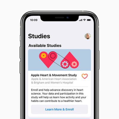 apple heart movement study