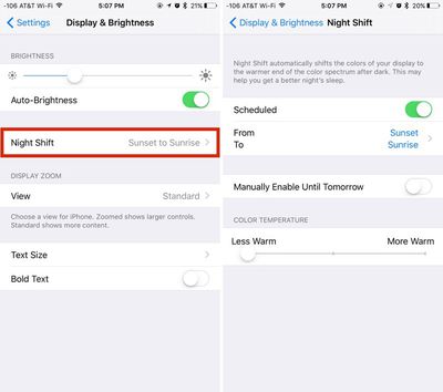 iOS 9.3: How to switch on Night Shift, the iPhone setting that promises to  help you go to sleep, The Independent