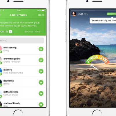 instagram favorites test