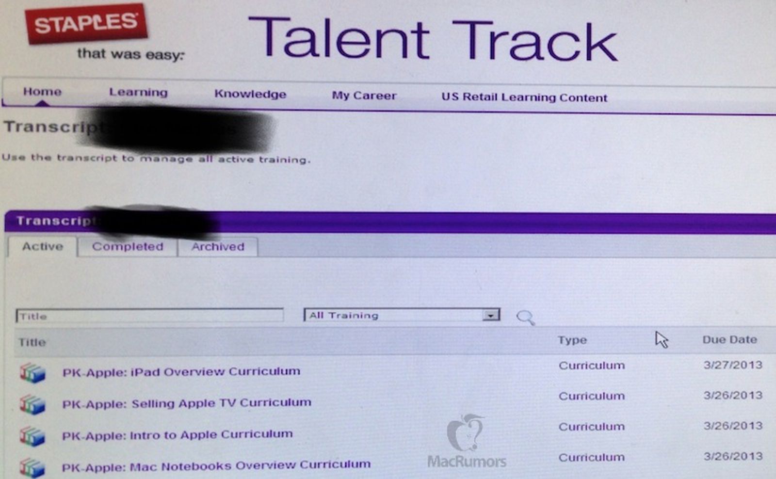 Staples Associates Training to Support iPhone, iPad, and Mac Notebook