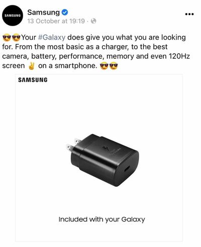 samsung charger post