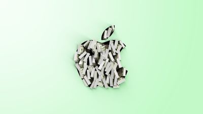 Apresenta o logotipo do Apple Cash Mint
