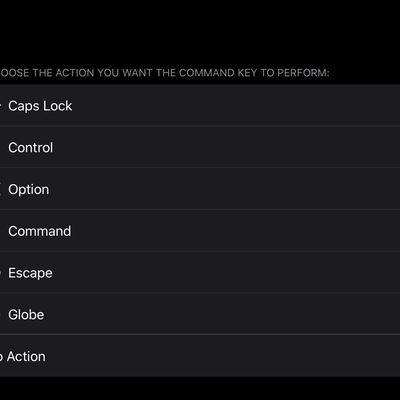 remap modifier keys ipad 2