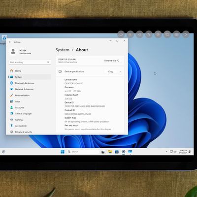 ipad air windows 11 arm
