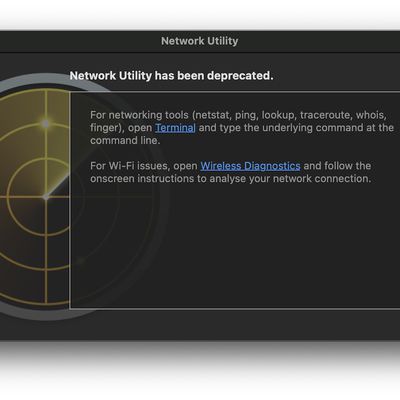 network utility macos big sur
