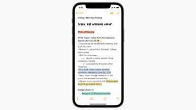 ios15 notes