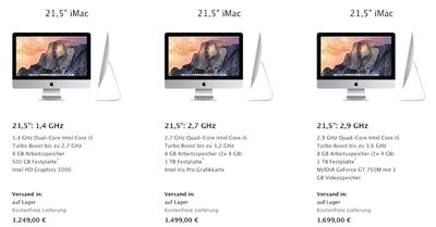 iMac Price Increase Germany
