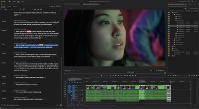 Adobe agrega una nueva función de edición de video basada en texto impulsada por IA a Premiere Pro