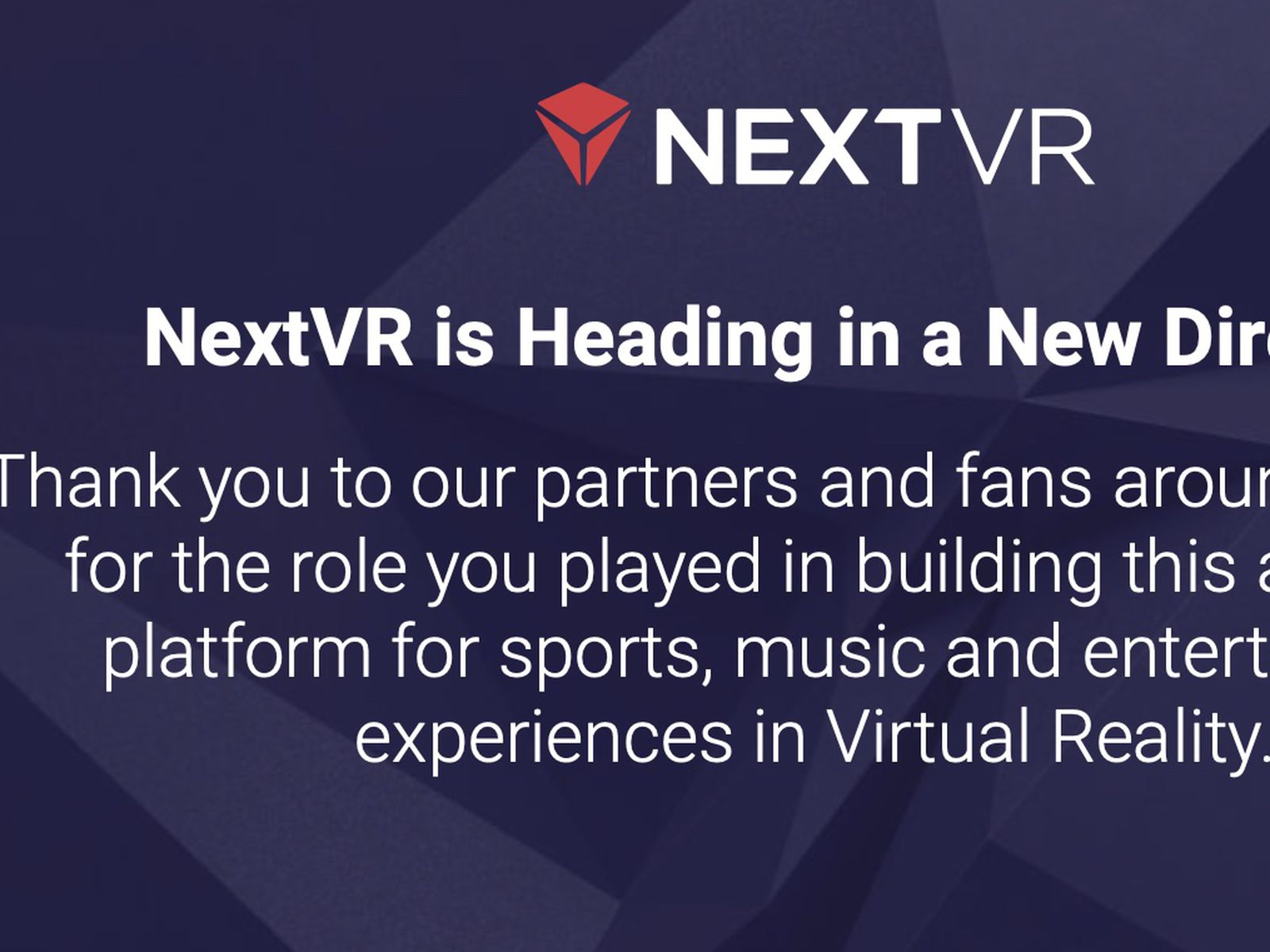 Apple’s NextVR Bridging Realities, Redefining Experiences