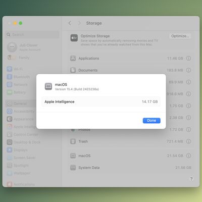 Apple Intelligence Storage Space Feature 2
