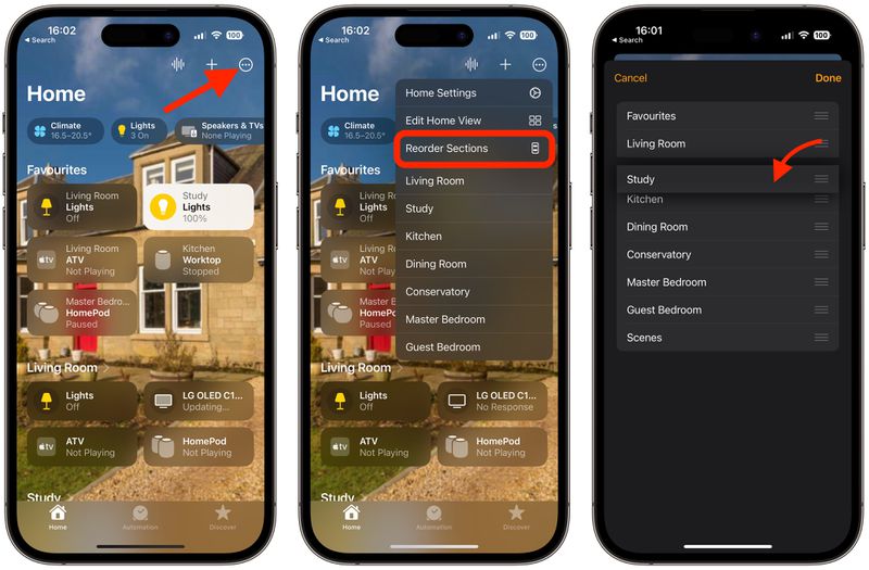 How to Reorganize the Home View in Apple's Home App - MacRumors