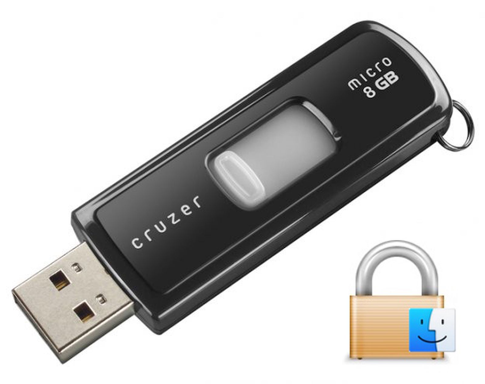 create a security code for a usb memory stick on mac