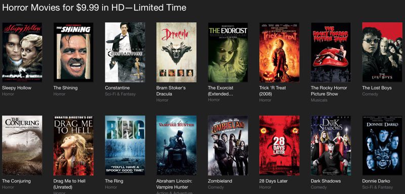 Halloween Deals: Discounts on Scary Movies, Apps, Apple Accessories ...