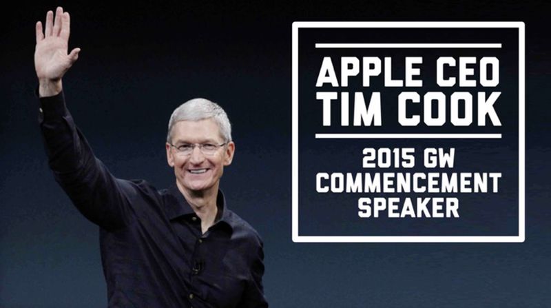 Tim Cook Will Give 2015 Commencement Address at George Washington ...