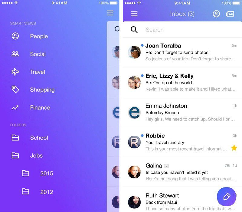 New Yahoo Mail App Launches With Design Overhaul Smarter Searches