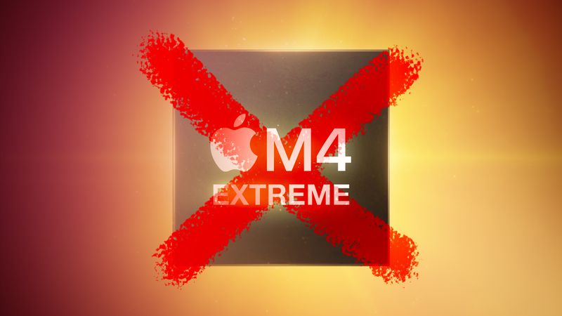 Το τσιπ «M4 Extreme» δεν θα παρουσιαστεί αφού η Apple «ακύρωσε» το τσιπ υψηλής απόδοσης